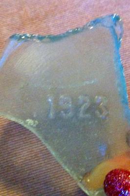 ID this Pale Blue 1923 Glass Shard
