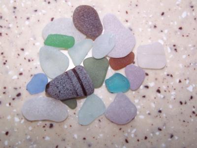 Chicago beach glass 2