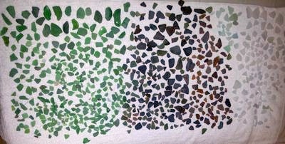 Just sea glass in Turks and Caicos