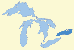 Lake Ontario Map for Beach Glass