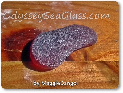 red sea glass from maggie dangol