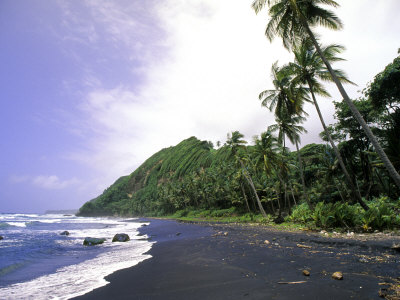 Black Sand Beach, Dominica