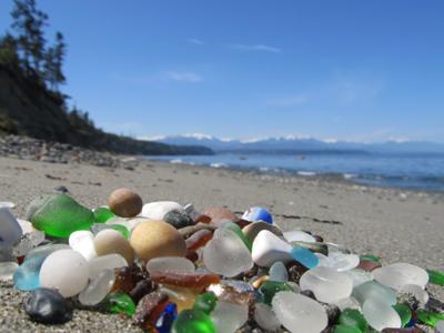 Odyssey Funnel Links North Beach - McGurdy Point - Port Townsend - Washington Sea Glass