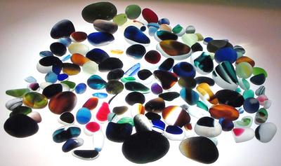 Sea Glass Multis from Seaham Beach UK 