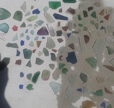 Just a few pieces of Sea Glass