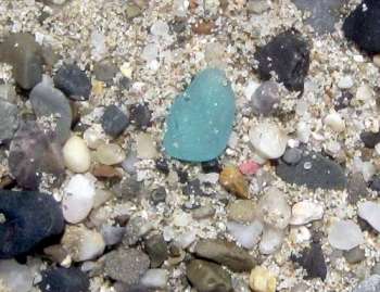 Punta Sal Peru Sea Glass Blue