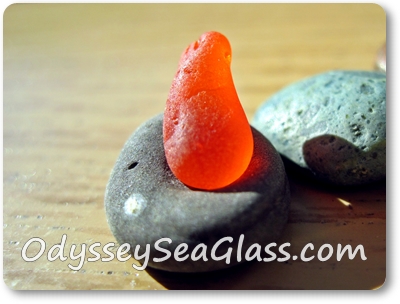 Orange Sea Glass