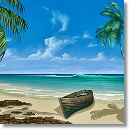 Tropical Beach Background Paradise