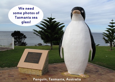 Sea Glass in Penguin, Tasmania