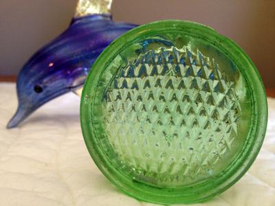 Or this sea glass bottle base?