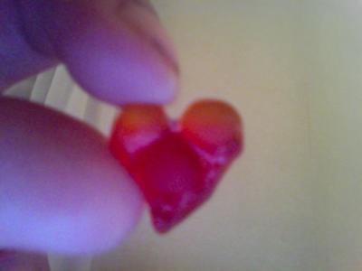 Red Sea Glass Heart