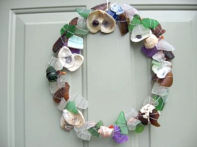 Sea Glass All Year Wreath