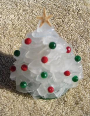 Sea Glass Christmas Trees