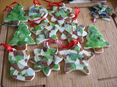 sea glass ornaments