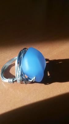 View 2 of sea glass ring