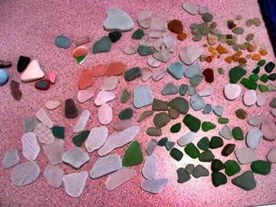 More Sea Glass from Nova Icaria Beach