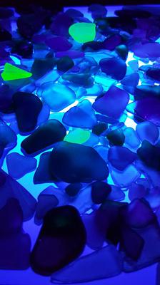 Blues and uranium glass