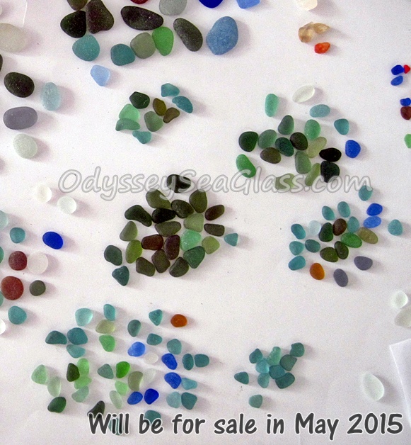 Rare sea glass for sale in May 2015