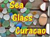 Sea Glass on Curacao in the Caribbean