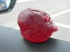 I large red lump of beach glass!