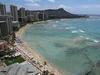 In front of the Sheraton Waikiki - Sea Glass