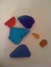 Rare red sea glass!