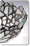 Sea Glass Mosaic Bowl details