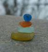 Monhegan Island Cairn Sea Glass