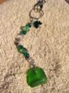 Sea Glass Key Chain - Green