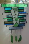 Sea Glass/Stained Glass Suncatcher