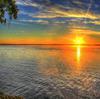 Sunrise Lake Michigan, Wisconsin USA
