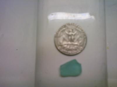 Turquoise Seaglass Find