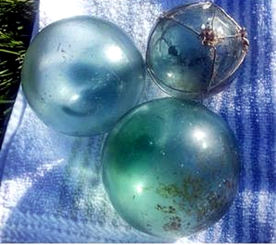 Sea Glass Fishing Floats