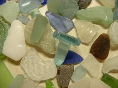 Winter Score! - December 2011 Sea Glass Photo Contest