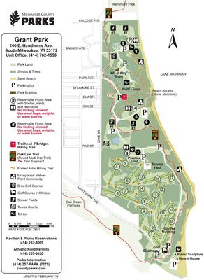 Map of Grant Park
