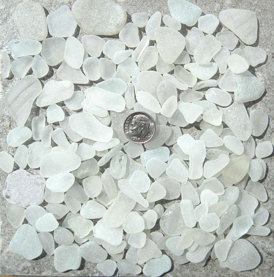 disrupt white sea glass