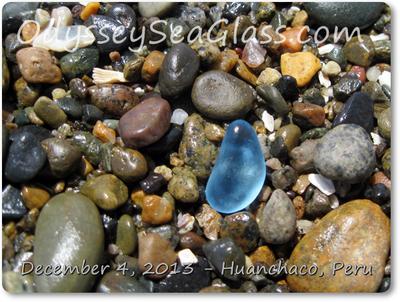 Huanchaco Beach Peru - Sea Glass reports December 12, 2013