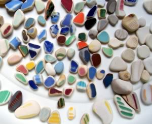 Beach Pottery - State of Washington USA