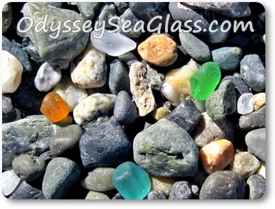 Orange Sea Glass