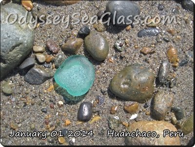 Huanchaco Peru Beach Glass of the sea
