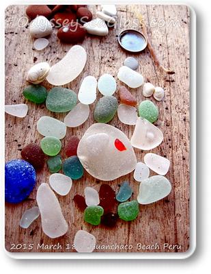 Huanchaco Beach Peru - March 18, 2015 Sea Glass Reports