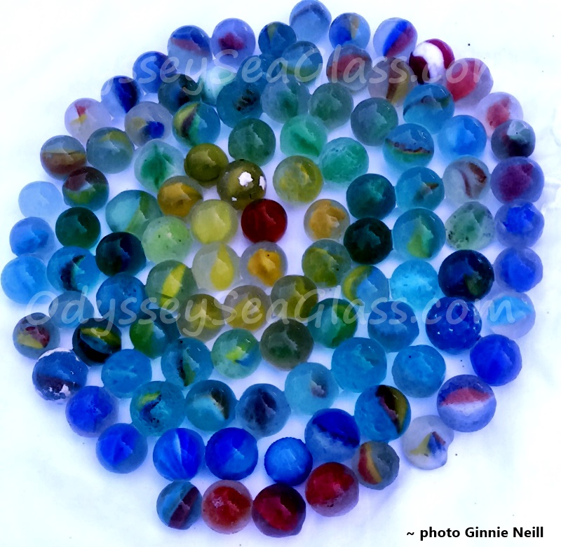 Jamaica Sea Glass Beach Marbles