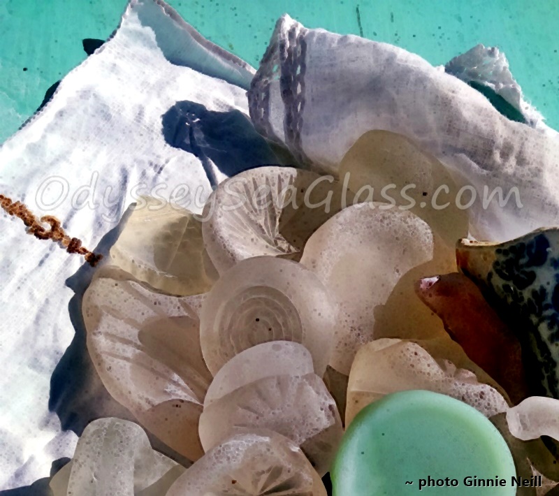 Jamaica Sea Glass Beach Depression Glass