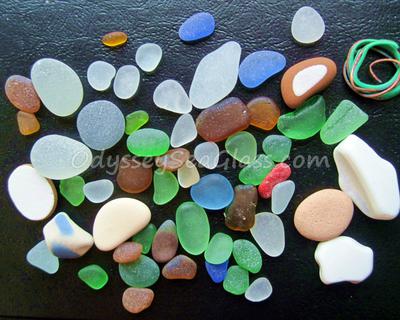 Sea Glass from less than 2 hours in Huanchaco, Peru