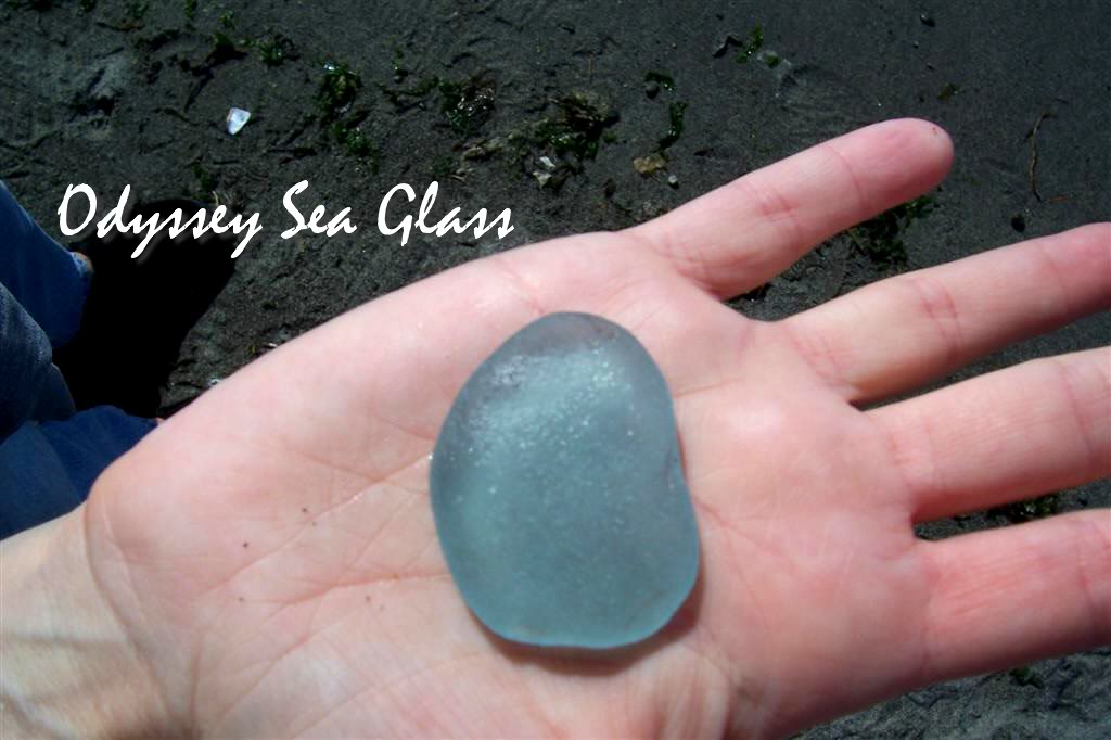 Giant Blue Sea Glass