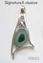 sea glass jewelry pendant