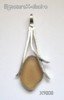 Peach Pink Sea Glass Pendant