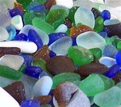 Detail of Colors from Glass Beach