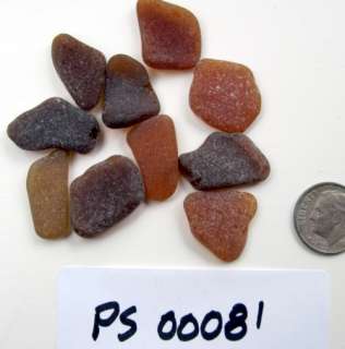 Brown Jewelry-Grade Sea Glass