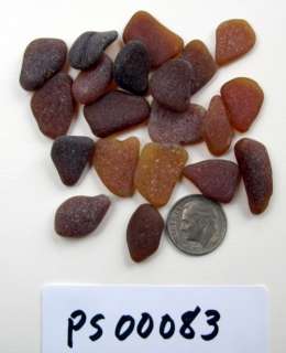 Brown Jewelry-Grade Sea Glass